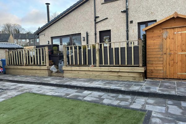 newly designed garden