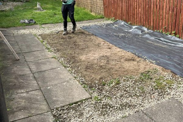 levelling out underground before pavving